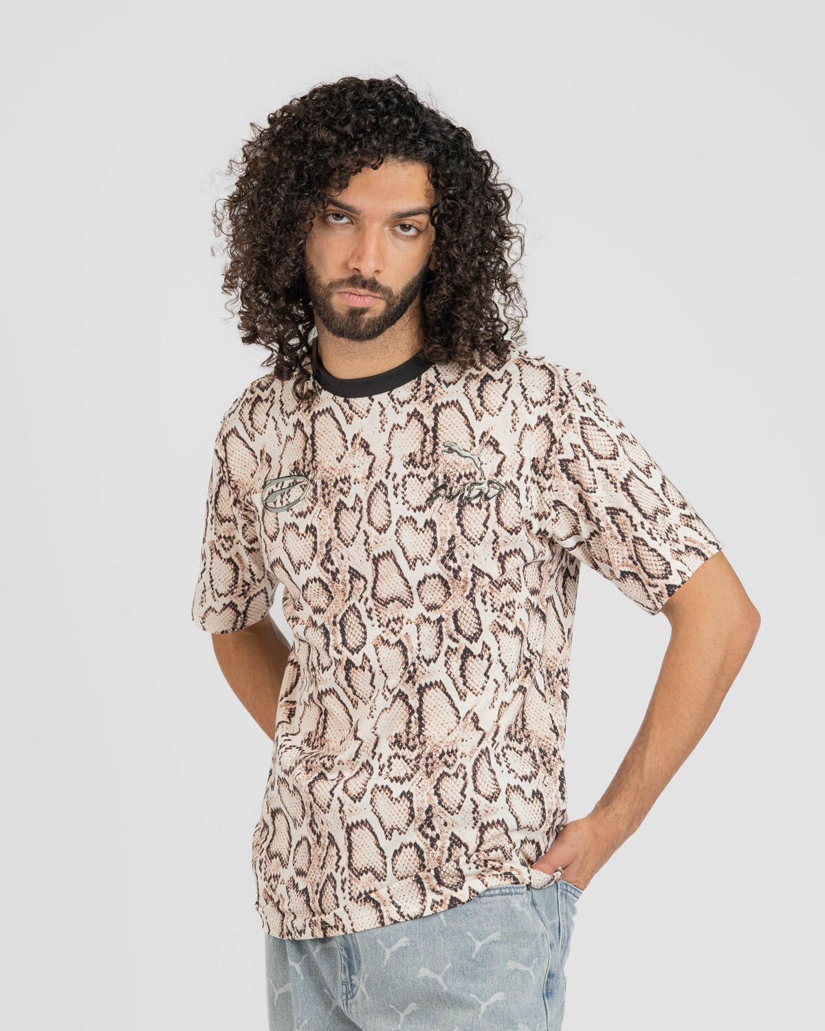 Puma X ASAP ROCKY Snakeskin Tee | 635239-36 | AFEW STORE